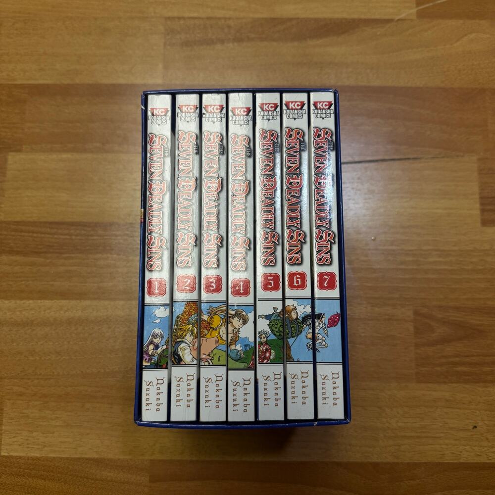 The Seven Deadly Sins Complete Manga Book Comic Box Set Vol 1 by Nakaba Suzuki